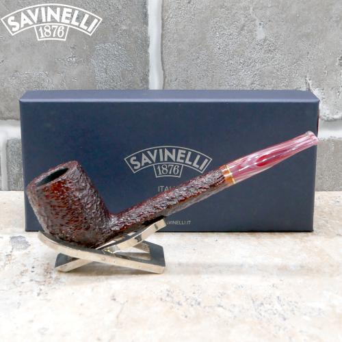 Savinelli Vigna 804 Rustic Straight 6mm Fishtail Pipe (SAV1637)