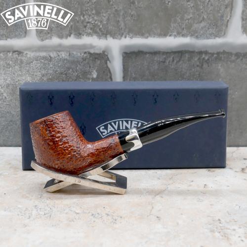 Savinelli Lancelot Rustic Brown 145 KS 9 mm Filter Fishtail Pipe (SAV1651) - End of Line