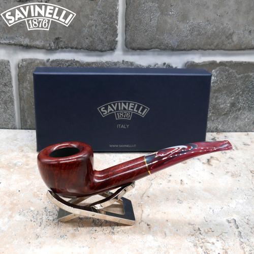 Savinelli Vigna 316 Smooth Bent 6mm Fishtail Pipe (SAV1705)