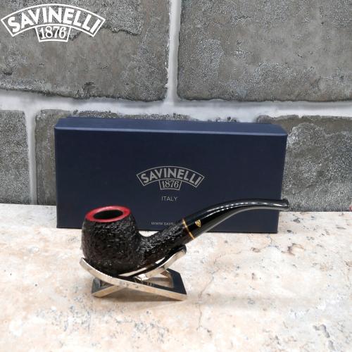 Savinelli Roma 626 Rustic Bent Apple 6mm Fishtail Pipe (SAV1709)