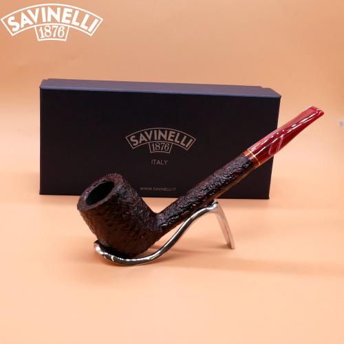 Savinelli Vigna 804 Rustic Straight 6mm Fishtail Pipe (SAV1760)