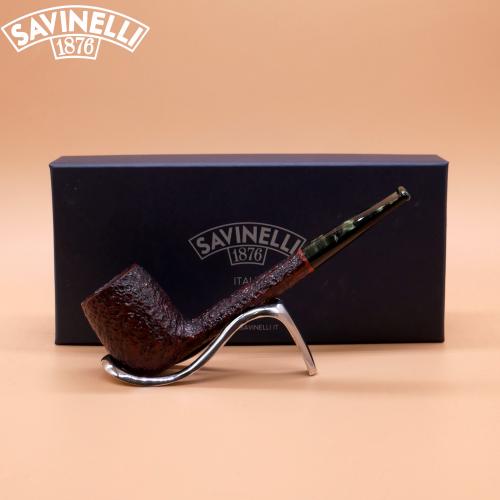 Savinelli Esploratore 806 Alpino Rustic Straight 3mm Fishtail Pipe (SAV1786) (End of Line)