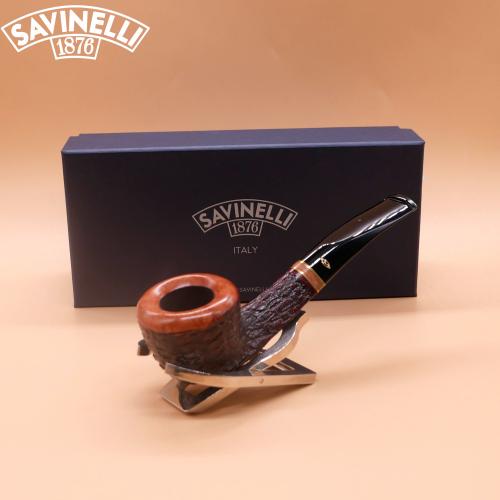 Savinelli Porto Cervo 305 Rustic 6mm Fishtail Pipe (SAV1892)