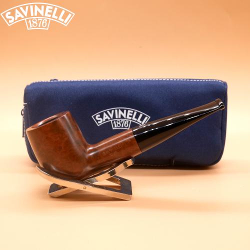 Savinelli ONE Starter Kit 101 Smooth Straight 6mm Filter Fishtail Pipe (SAV1956)