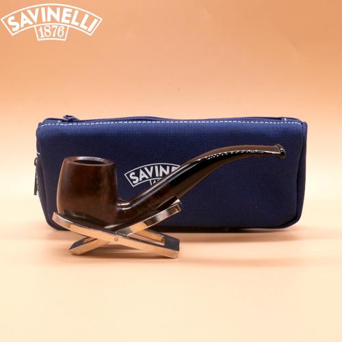 Savinelli ONE Starter Kit 601 Smooth Bent 6mm Fishtail Pipe (SAV1957)
