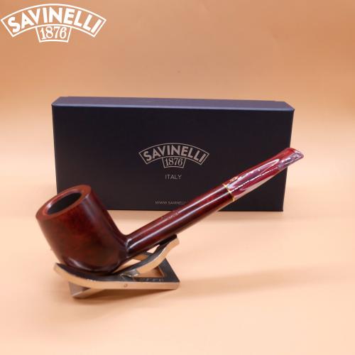 Savinelli Vigna 804 Smooth Straight 6mm Fishtail Pipe (SAV1969)