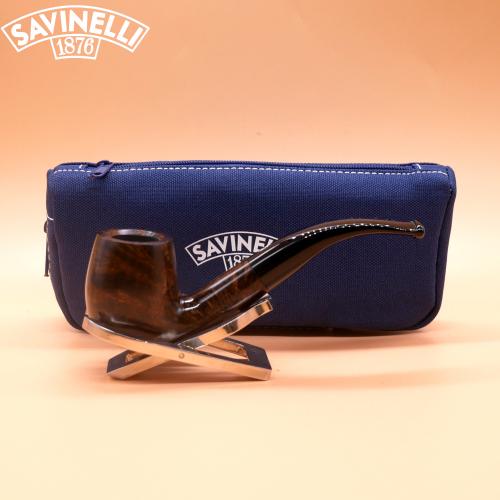 Savinelli ONE Starter Kit 601 Smooth Bent 6mm Fishtail Pipe (SAV1976)