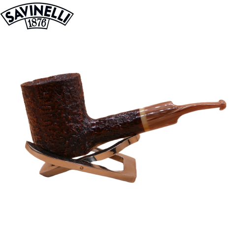 Savinelli Dolomiti 311 Rustic Light Brown 9mm Fishtail Pipe (SAV2015)