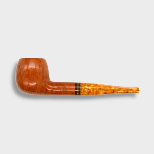Savinelli Miele 207 Smooth Straight Honey 6mm Filter Fishtail Pipe (SAV2096)