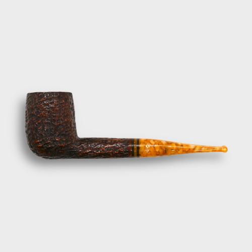 Savinelli Miele 111 Brownblast Straight Honey 6mm Filter Fishtail Pipe (SAV2105)