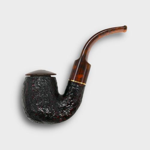 Savinelli Tortuga 614 Rustic Bent 6mm Filter Fishtail Pipe (SAV2129)