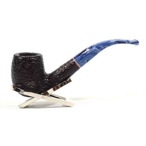 Savinelli Oceano Dark Rustic 606 Bent Billiard 6mm Fishtail Pipe (SAV495)