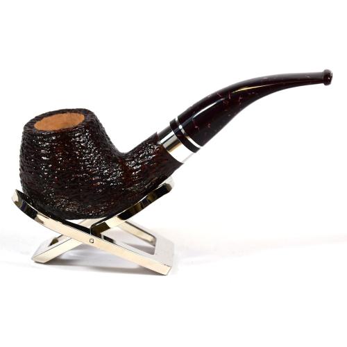 Savinelli Bacco 645 Rustic Dark Brown 6mm Fishtail Pipe (SAV698)