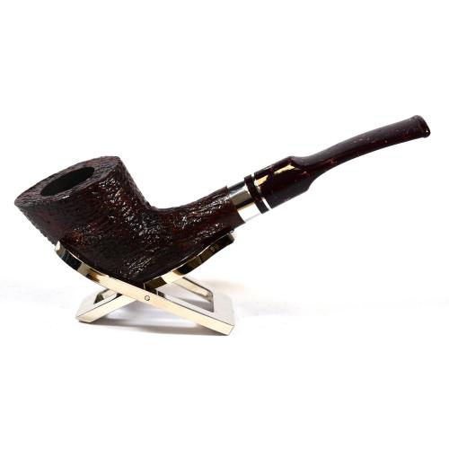 Savinelli Bacco 904 Rustic Dark Brown 6mm Fishtail Pipe (SAV699)