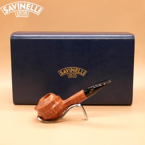 Savinelli Autograph 8 Smooth 6mm Fishtail Pipe (SAV767)