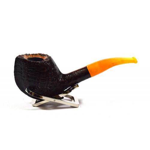 Savinelli Autograph Smooth and Sandblast 6mm Fishtail Pipe (SAV781)