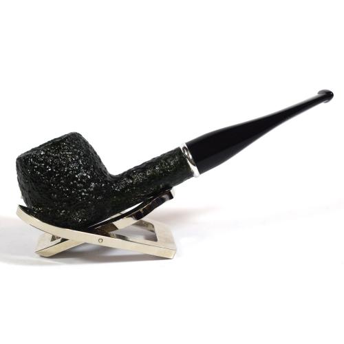 Savinelli Arcobaleno Green 207 Rustic Straight 9mm Filter Fishtail Pipe (SAV421)