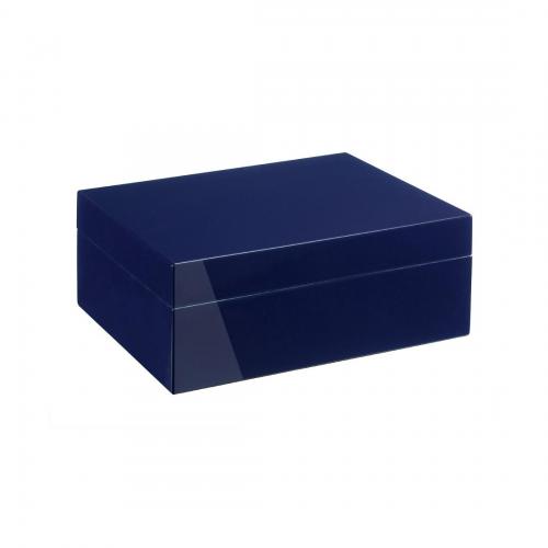Morici Roma Cigar Humidor - 50 Cigar Capacity - Royal Blue