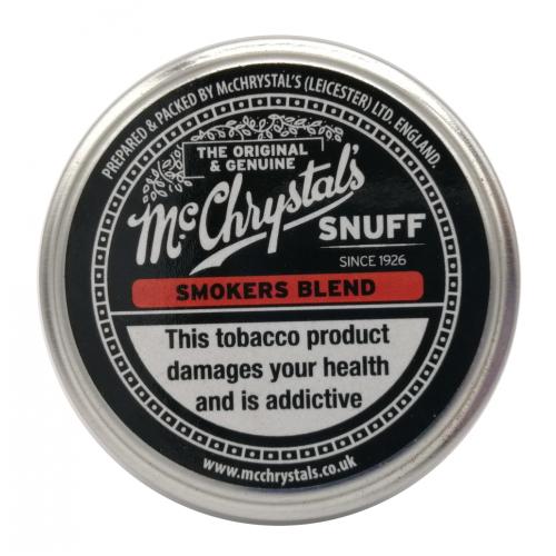 McChrystals Smokers Blend (Formerly SNUFF) Snuff - Small Tin - 4.5g