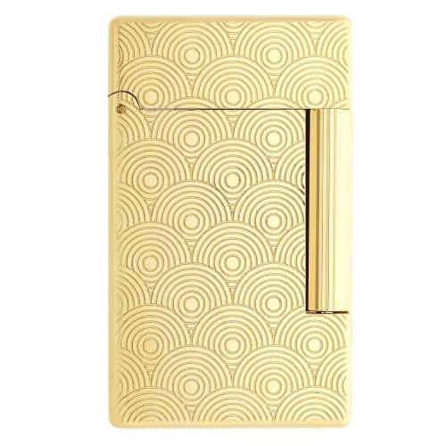 ST Dupont Lighter - Initial - Gold Cinatic