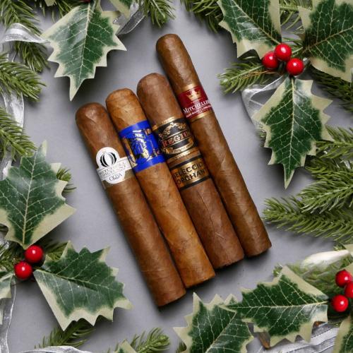 100 DAYS UNTIL CHRISTMAS - Scrooge Cigar Sampler - 4 Cigars