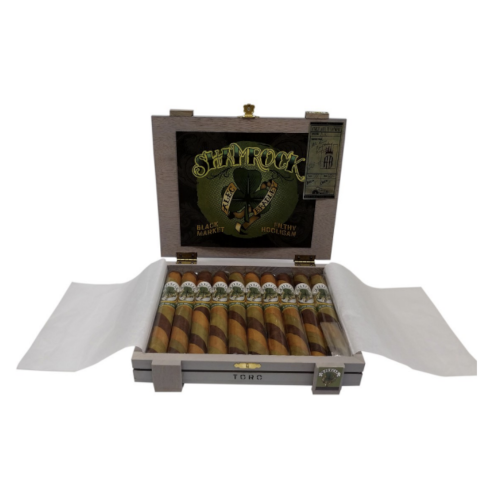 Alec Bradley Black Market Filthy Hooligan Barber Pole Toro Limited Edition 2025 Shamrock Cigar - Box of 10