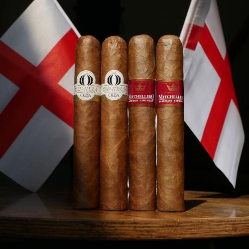 FLASH SALE - St Georges Red and White Double Up Sampler - 4 Cigars