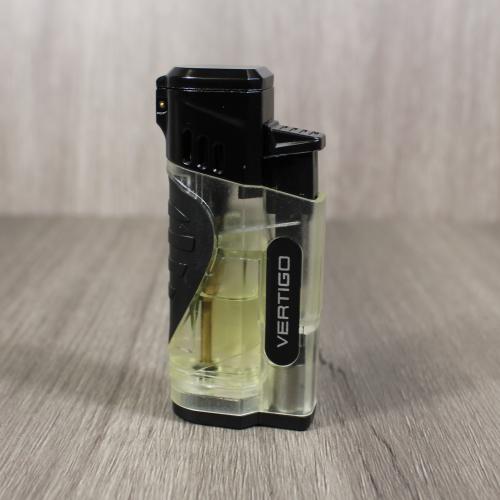 Vertigo by Lotus - Stinger Quad Torch Flame Lighter - Clear (End of Line)