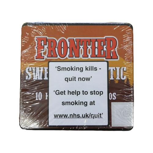 Frontier Cheroot Authentic (Formerly Sweet Aromatic) Cigarillos - Tin of 10