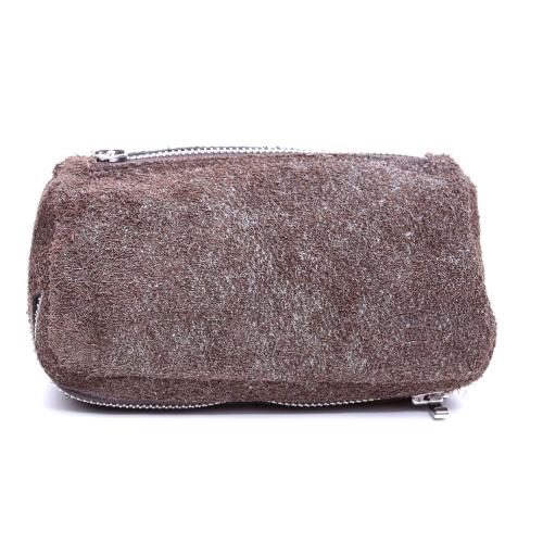 Savinelli Suede 2 Pipe & Tobacco Pouch - Brown