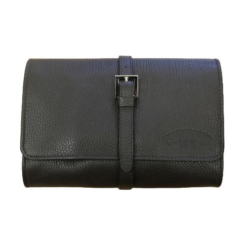 Savinelli Leather Travel Bag - Brown (Holds 4 Pipes)