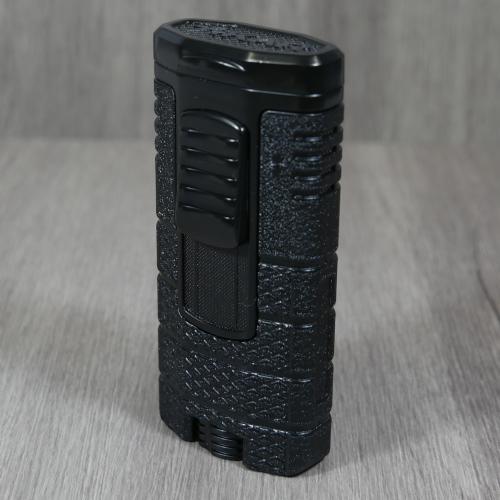 Xikar Tactical Triple Jet Flame Cigar Lighter - Black