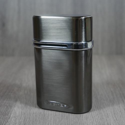 Vector Thundra - Triple Torch Table Lighter - Gunmetal