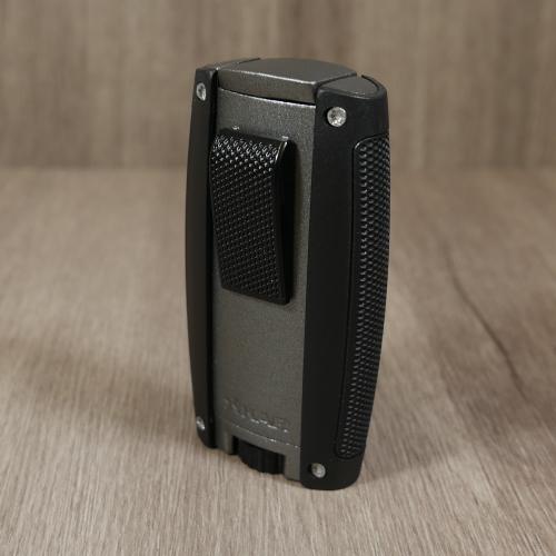 Xikar Turismo Double Jet Lighter - Matte Grey