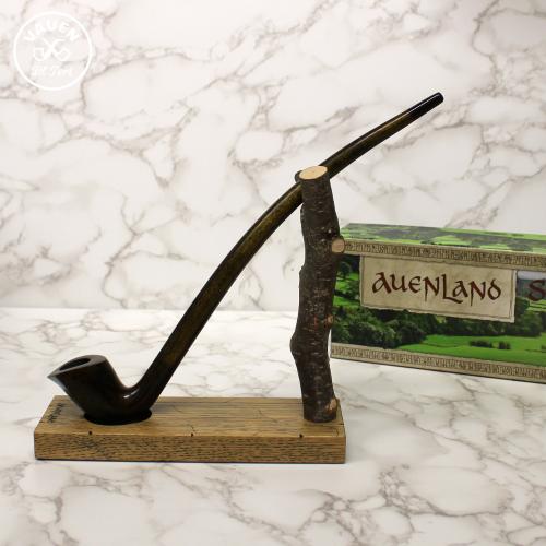 Vauen Auenland The Shire Sungard Smooth Churchwarden 9mm Filter Fishtail Pipe (VA955)