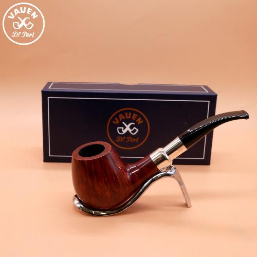Vauen O Timer 161 Smooth 9mm Bent Fishtail Pipe (VA366) (End of Line)