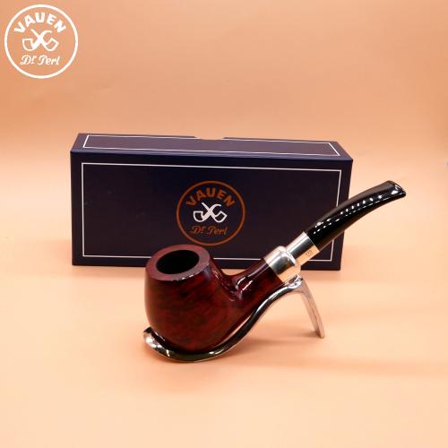 Vauen O Timer 261 Smooth 9mm Bent Fishtail Pipe (VA371) (End of Line)