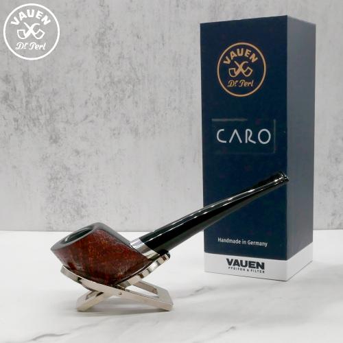 Vauen Caro 3 Sandblast & Smooth 9mm Filter Fishtail Pipe (VA1120)