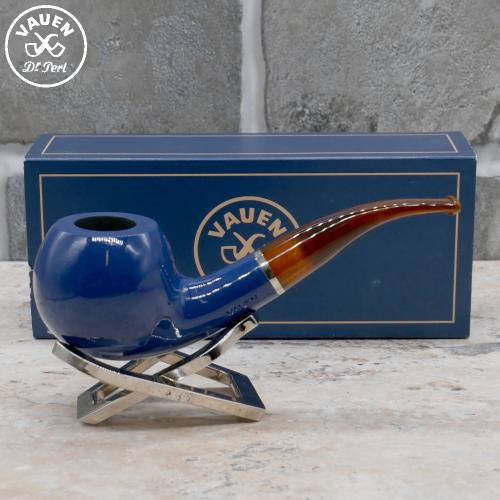 Vauen Azzurro 1542 Smooth 9mm Filter Fishtail Pipe (VA1128)