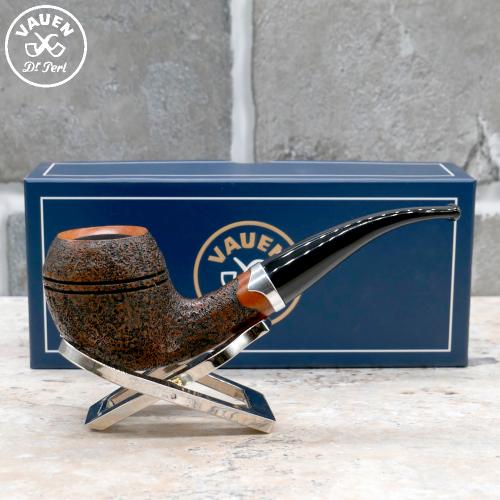 Vauen Finn 508 Sandblasted 9mm Filter Fishtail Pipe (VA1143)