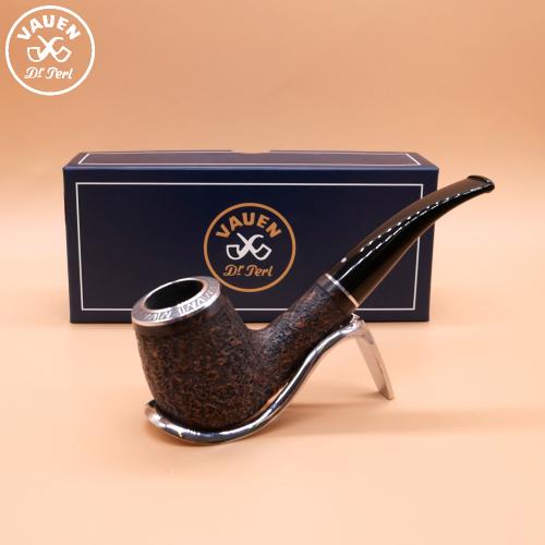 Vauen Maximus 572 Sandblast 9mm Filter Fishtail Pipe (VA1355)