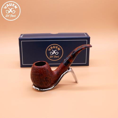Vauen Harlekin 546 Rustic 9mm Filter Fishtail Pipe (VA1375)