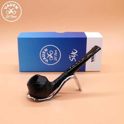 Vauen Six 505 Sandblast 6mm Filter Fishtail Pipe (VA1377)