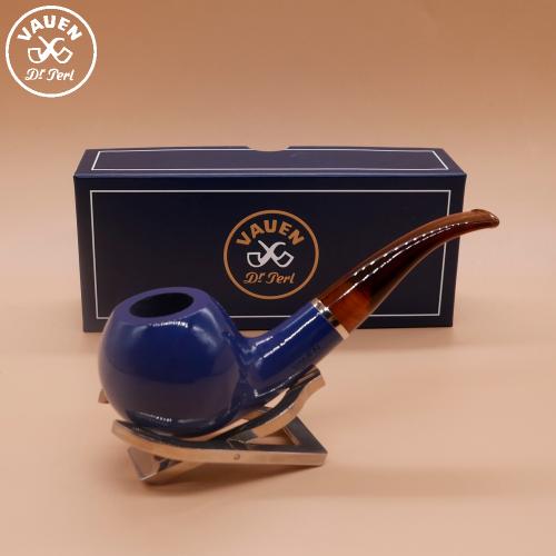 Vauen Azzurro 1542 Smooth 9mm Filter Fishtail Pipe (VA1468)