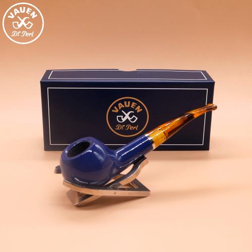 Vauen Azzurro 1567 Smooth 9mm Filter Fishtail Pipe (VA1470)