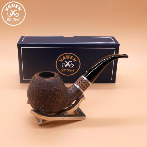 Vauen Timber 579 Sandblasted 9mm Filter Fishtail Pipe (VA1493)