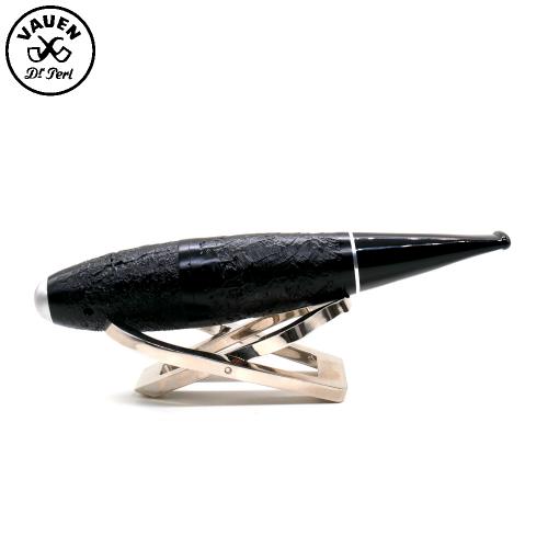 Vauen Zeppelin ZEP Sandblast 9mm Filter Fishtail Pipe (VA1546)