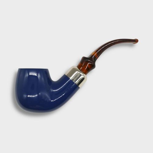Vauen Azzurro 1515 Smooth Bent 9mm Filter Fishtail Pipe (VA1628)