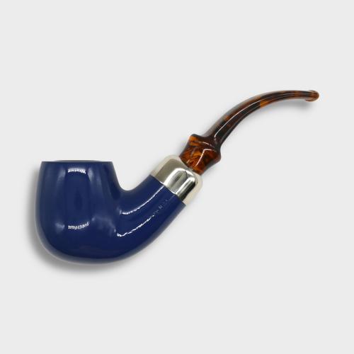 BLACK FRIDAY - Vauen Azzurro 1515 Smooth Bent 9mm Filter Fishtail Pipe (VA1629)