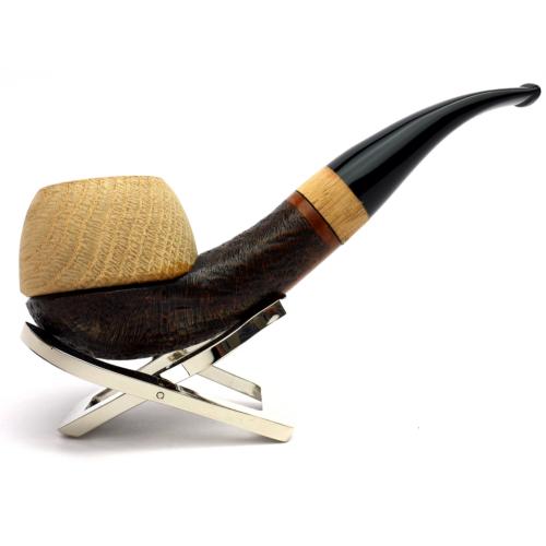 Vauen Oak 537 Bent 9mm Filter Fishtail Pipe (VA399)